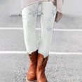 thumbnail image 2 of JJHGVB Snowflake Graphic Tights Pants Legging Tights Women's Stretch Floral Print Palazzo Wide Leg Lounge Pant Leggings for Women Z1 White 2XL, 2 of 6