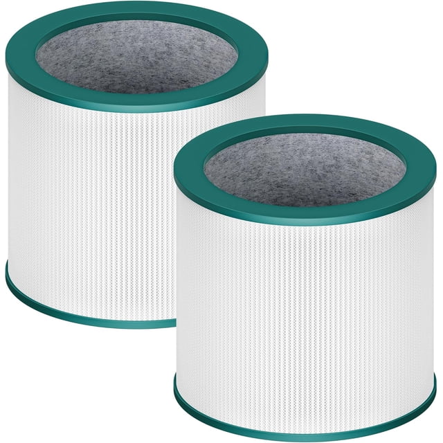TP01 HEPA Filter Replacement for Dyson Tower Purifier Pure Cool Link TP01, TP02, TP03, AM11, BP01, 360° Combi HEPA and Activated Carbon Filter, Compared to Part 968126-03, 2 Pack