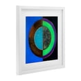 thumbnail image 2 of Stupell Industries Modern Nocturnal Circle Symmetry White Framed Print Under Glass, 13 x 13, by Matthew Finger, 2 of 8