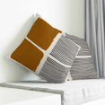 thumbnail image 3 of Brown Pillow Covers 18x18 Inch Decorative Throw Pillow Cover, Modern Painting Farmhouse Striped Abstract Art Sofa Pillowcases Accent Cushion Case Home Decor Bedroom Living Room, 3 of 6
