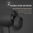 thumbnail image 6 of Ionic Hair Dryer with Diffuser & Comb - Lightweight Quiet Infrared Blow Dryer for Fast Drying, 6 of 8