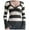01-Black, variant on Striped Long Sleeve Slim Top for Women Color Block Square Collar Autumn Winter 90s 01-Grey S
