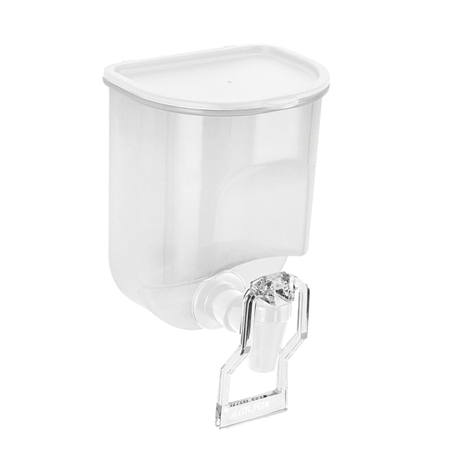 COM1950s Wall Mounted Kitchen Liquid Dispenser, Transparent Seasoning Bottle with No Drip Leak Proof Spout, Easy To Clean Dishwasher Safe Condiment Container for Oil Vinegar and Soy Sauce