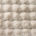 thumbnail image 5 of Better Homes & Gardens Bubble Faux Fur Oversized Couch Throw Blanket, Grey Haze, 50 x 72 in, 5 of 8