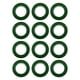 thumbnail image 2 of Paquete de 12 cintas elásticas para tallos de floristería, cintas resellables para trabajos con alambre, 11 colores Verde oscuro, 2 of 9