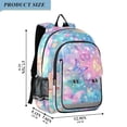 thumbnail image 2 of ALAZA Colorful Butterfly in Gradient Laptop Backpack Purse Travel Bag Casual School Bookbag Rucksack for Women Men, 2 of 6