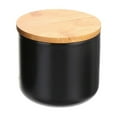 thumbnail image 3 of Ceramic Tea Can Sealing Tea Canister Kitchen Grains Sealed Jar with Bamboo Cover, 3 of 8