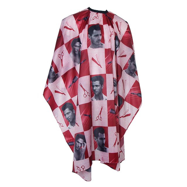 champú impermeable para el cabello, peluquero, de peluquería, paño rojo Zulema Barber Cutting Cape