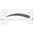 thumbnail image 1 of 8 Pairs Grooming Shaping Eyebrow Template Stickers Eyebrow Stencils Drawing Card, 1 of 2