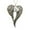 E, variant on Yuehao Necklaces for Women, Gifts for Women, Part of My Heart Is In Christmas Memorial Angel Wing Ornament Pendant