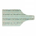 thumbnail image 1 of Geometric Cutting Board, Soft Colored Tribal Arrangement with Horizontally Aligned Lines Arrows Pattern, Tempered Glass Cutting and Serving Board, Wine Bottle Shape, Multicolor, by Ambesonne, 1 of 1