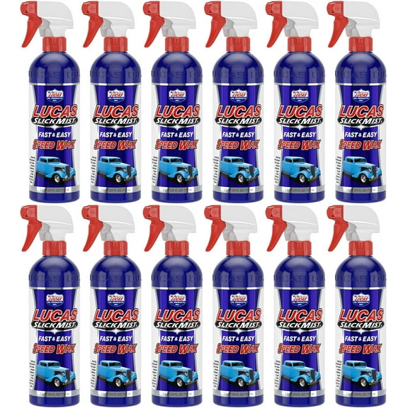 Lucas Oil Slick Mist Speed Wax (24 oz.) - 12 Pack