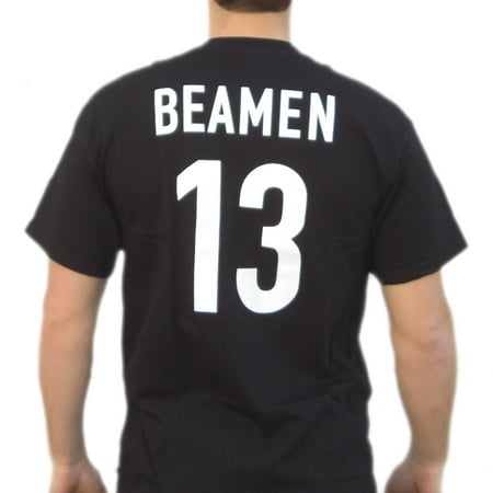 Miami Heat Mens Jerseys - Steamin' Willie Beamen 13 Miami Sharks Jersey T-Shirt Any Given Sunday Foxx Gift