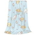 thumbnail image 6 of Cinnamoroll Fleece Blanket Super Soft Cozy Throw Blanket 60"X50", Lightweight Fuzzy Comfy Flannel Blanket Warm Plush Throw Blankets For Couch, Sofa, Bed, 6 of 7