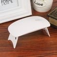 thumbnail image 1 of 6W Gel Nail With Timer Setting Gel Polish Drying Lamp Beauty Ools (White), 1 of 5