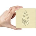 thumbnail image 3 of Hollow Teardrop Pattern Wood Cutting Dies with Steel Earring Making DIY Metal Embossing Template Mold Paper Leather Craft Die Cuts for Scrapbooking Photo Album Decor Earring Making 3.9x3.9in, 3 of 5