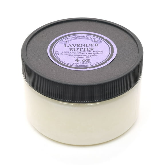 Dr Adorable - 4 oz - Lavender Butter - Unrefined Organic Fresh Natural