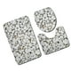 thumbnail image 4 of Juego de alfombras de baño con estampado de piedra 3D, alfombrillas de baño antideslizantes, alfombrillas decorativas para asiento de inodoro, alfombra 3 piezas seitruly JJ25267-01, 4 of 6