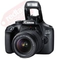 thumbnail image 3 of Canon EOS 4000D / T100 DSLR Camera + 5 Lens Kit: 18-55mm+ 75-300mm+ 500mm & More - International Version, 3 of 9