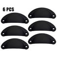 thumbnail image 1 of 6Pcs Cup handles Shell Pull Kitchen Cupboard Cabinet Door Furniture Drawer, 1 of 5