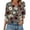Grey, variant on Winter Clothing For Women V Neck 3/4 Sleeve Puff Cuff Casual Blouse Polyester Spandex Work Beige S-3Xl