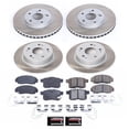 thumbnail image 2 of PowerStop Front and Rear Semi-Coated Rotor and Low-Dust Ceramic Brake Pad Kit SC5391, 2 of 3