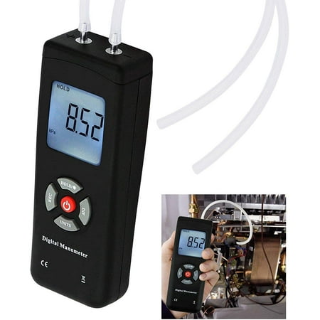 Handheld Manometer for Dual Differential Digital Gas Pressure Testing Handheld Manometer for Dual Differential Digital Gas Pressure Testing