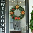 thumbnail image 6 of Christmas Wreath for Front Door, Artificial Pine Cone Berry Bow Decoration for Indoor Outdoor Decor(A), 6 of 6