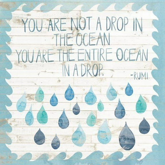 Marmont Hill "Entire Ocean" Painting Print on Wrapped Canvas