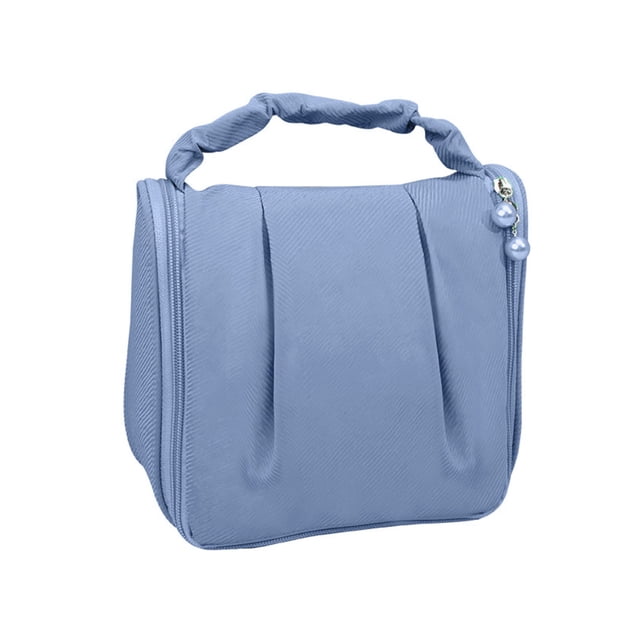 Bolsa de maquillaje de mano, bolsa de maquillaje de mano, estuche de maquillaje impermeable portátil, estuche de aseo cosmético, diseño exquisito