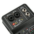 thumbnail image 4 of Audio Mixer Usb Dj Sound Mixing Console Amplifier Studio Live Party 2 Channel, 4 of 10