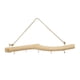 thumbnail image 2 of Gancho para ramas de madera flotante, fácil de usar, con cuerda de cordel, estilo rústico. doblar, 2 of 9