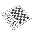 thumbnail image 4 of Folding Checkers, Checkers Set, Portable Lightweight for All Ages People Outdoor Activity Traveling Indoor, 4 of 8