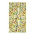 thumbnail image 1 of Autumn Hanging Pocket Organizer, Warm Tones with Colorful Leaves Composition Autumnal Illustration Print, Printed Polyester Storage Bag with Pockets, 21" x 31", Apple Green and Cream, 1 of 2