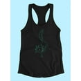 thumbnail image 3 of Axolotl Outline Racerback Tank Women -SPIdeals Designs, Female Large, 3 of 4