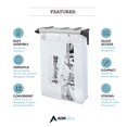 thumbnail image 4 of Adir Wall Mount Blueprint Storage - Hanging Poster Display Rack - Plans File Holder Organizer - Ideal For Small Or Big Office, Home (Black), 4 of 10