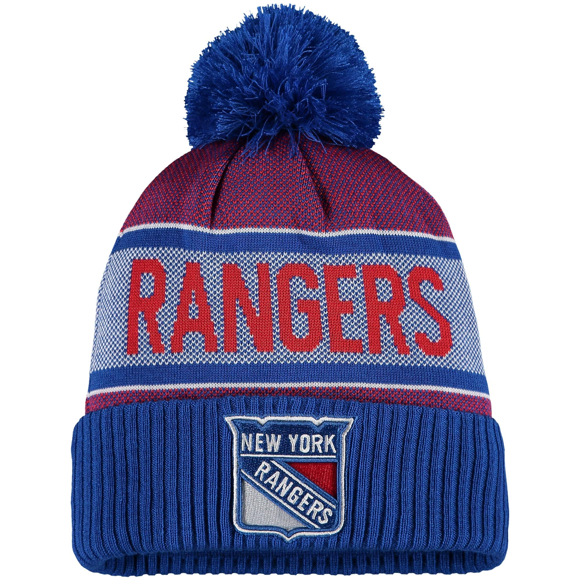 York Rangers Team Pride Cuffed Knit Hat 