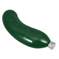 Niceauty Funny Flask Cucumber Shaped Stainless Steel 1Pack