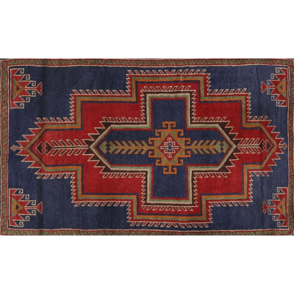 Ahgly Company Indoor Rectangle Traditional Saffron Red Persian Area Rugs, 8' x 12'