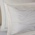 thumbnail image 4 of Madison Park Queen Size Reversible Comforter Set Hollywood Glam - Luxurious Designer Bedding in White, 4 of 10