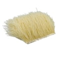 thumbnail image 4 of JUNWELL 1 Yard Dyed Ostrich Feather Fringe Trim Ribbon Embellishment Cream, 4 of 8