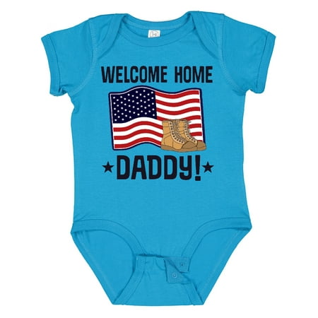 

Inktastic Military Daddy Welcome Home Gift Baby Boy or Baby Girl Bodysuit