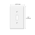 thumbnail image 2 of WIRESTER Single Gang Toggle Light Switch Plate/Wall Plate Cover for Sports Fan Player, Baseball (S1), 2 of 6