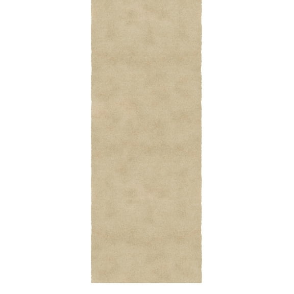 Ottomanson Plush Runner Rug 1'11.6" x 7' β Soft Non-Slip Indoor Runner, Beige