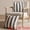Black, variant on Unique Bargains 2Pcs Textured Frayed Striped Throw Pillow Covers Light Blue 18"x18"