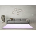 thumbnail image 3 of Ahgly Company Indoor Rectangle Solid Purple Modern Area Rugs, 7' x 10', 3 of 4