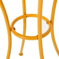 thumbnail image 4 of Brienne Outdoor Yellow Ceramic Tile Side Table with Iron Frame, 4 of 6