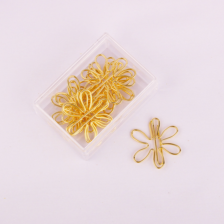 Homeex Creative shape paper clip Flowers
