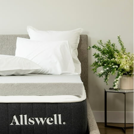Allswell 3" Artic Gel with Graphite Memory Foam Mattress Topper, Twin