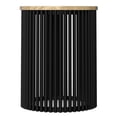 thumbnail image 4 of Simpli Home Demy 20 inch Wide Solid Mango/Metal Tall Industrial Side Table in Natura/Black, Assembled, 4 of 7